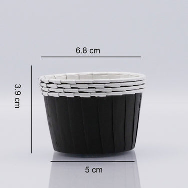 Cápsula Cupcake Pretas - JustAddLove